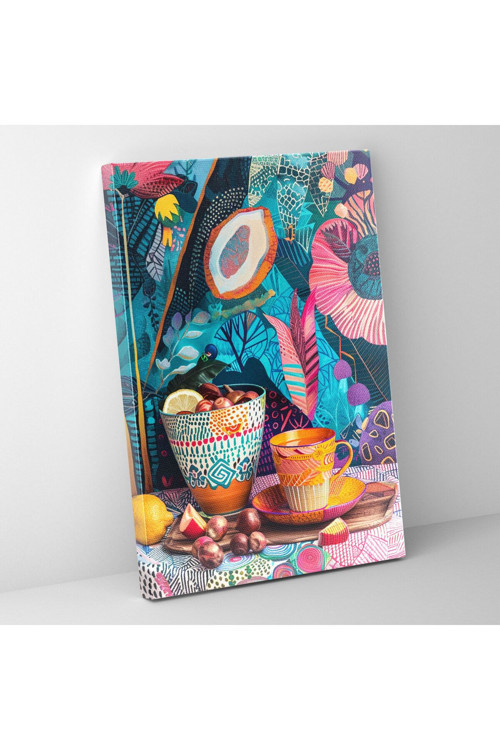 Frida Kahlo Tarzı Kanvas Tablo - Frida Kahlo, Ev Dekorasyonu, Kanvas Tablo, Kanvas Tablo