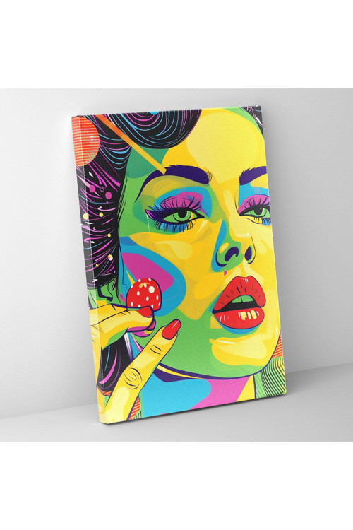 Popart Tarzı Kanvas Tablo - Popart, Kanvas Tablo, Duvar Tablosu, Popart Tarzı