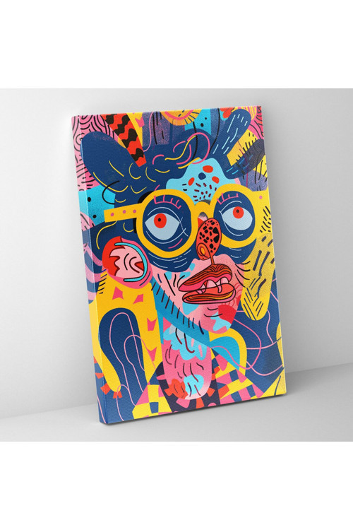 Popart Tarzı Duvar Tablosu - Popart, Kanvas Tablo, Popart Tarzı, Duvar Dekorasyonu