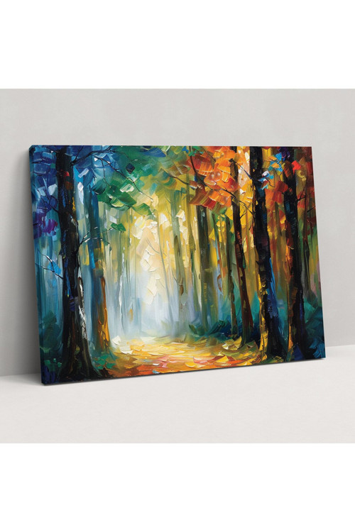 Leonid Afremov Rüya Gibi Orman Kanvas Tablo, Leonid Afremov, Kanvas Tablo