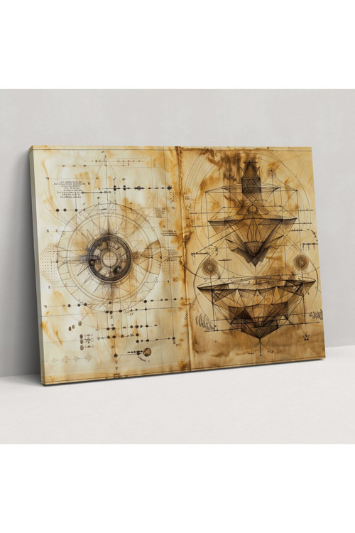 Leonardo Da Vinci Kanvas Tablo - Leonardo Da Vinci, Kanvas Tablo, Duvar Tablosu, Leonardo Da Vinci