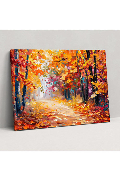 Leonid Afremov Sonbahar Ormanı Kanvas Tablo, Leonid Afremov, Ev Dekorasyonu