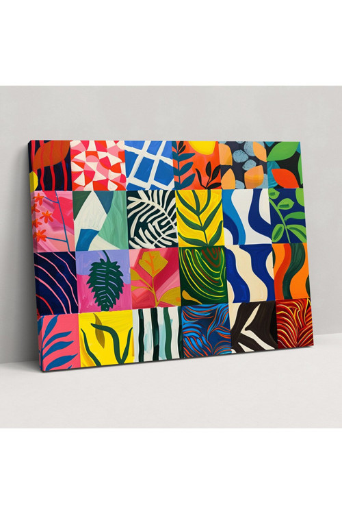 Henri Matisse Geometrik Duvar Tablosu - Henri Matisse, Kanvas Tablo, Duvar Dekorasyonu, Kanvas Tablo