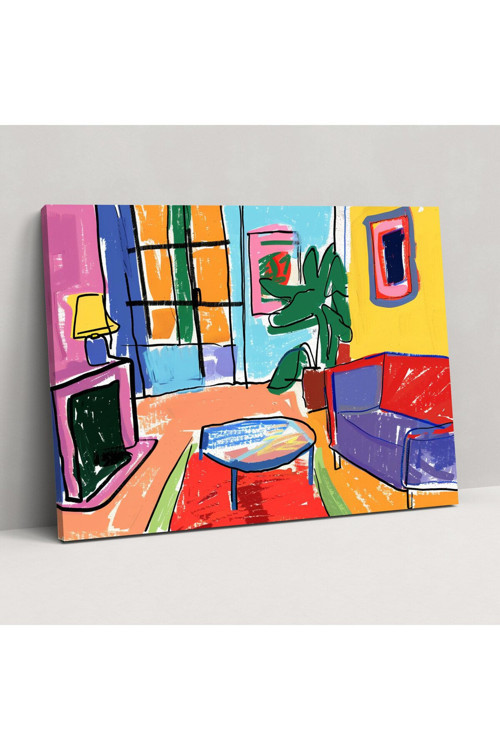 Henri Matisse İç Mekan Duvar Dekorasyonu, Henri Matisse, Kanvas Tablo Duvar Tablosu