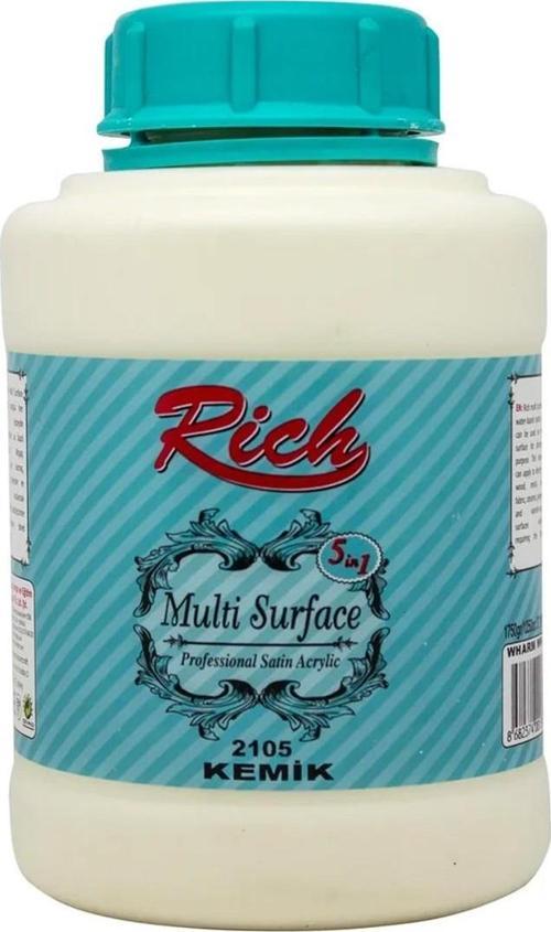 Multi Surface Profesyonel Saten Akrilik Boya 1750 Gr Kemik 2105