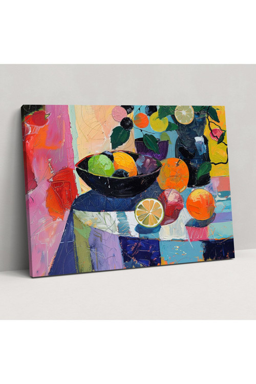 Renkli Meyve Natürmort Henri Matisse Kanvas Tablo, Henri Matisse, Kanvas Tablo