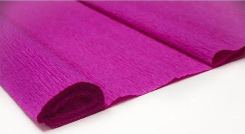 Krapon Kağıdı 50X200Cm Fuşya 5398 (10 Lu Paket)