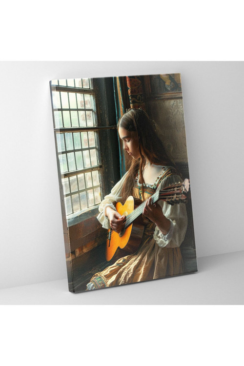 Johannes Vermeer Duvar Tablosu - Johannes Vermeer, Duvar Tablosu, Kanvas Tablo, Kanvas Tablo