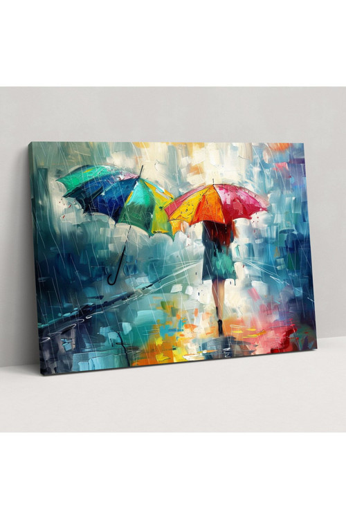 Leonid Afremov Şemsiye Kanvas Tablo - Leonid Afremov, Kanvas Tablo, Duvar Tablosu, Kanvas Tablo