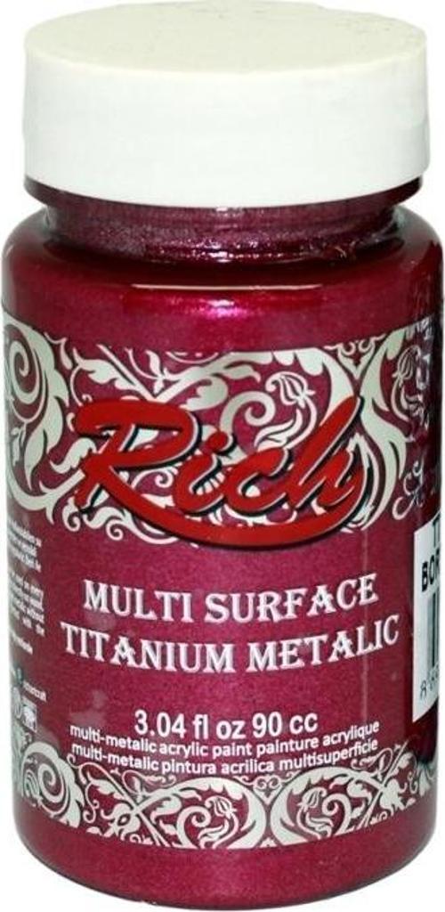 Multi Titanıum Metalik Akrilik Boya 90 Cc Bordo 2548