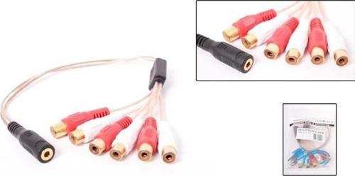 3.5Mm Stereo 6Lı Ses Çoklayıcı SL-Dc56