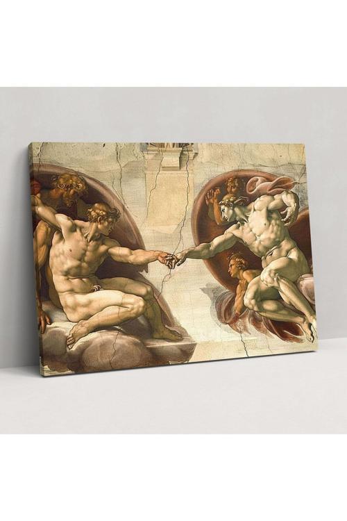 Michelangelo Duvar Tablosu, Adem'in Yaratılışı Kanvas Tablo, Michelangelo, Duvar Tablosu