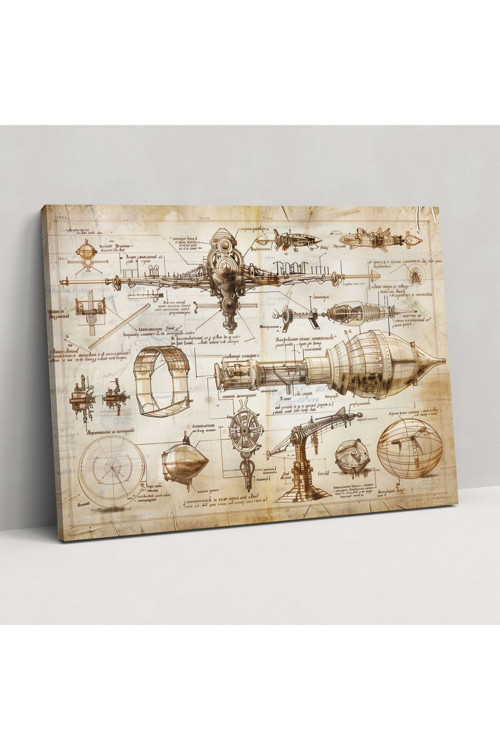 Leonardo Da Vinci Tarzı Kanvas Tablo, Leonardo Da Vinci, Kanvas Tablo