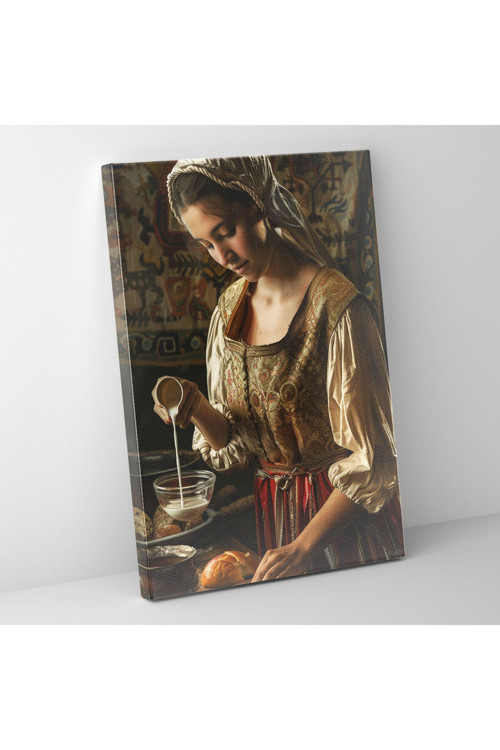 Johannes Vermeer Duvar Tablosu - Johannes Vermeer, Johannes Vermeer, Kanvas Tablo, Kanvas Tablo