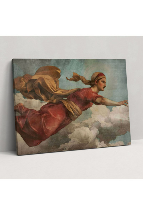Michelangelo Kanvas Tablo, Libyalı Sibyl Tablo Duvar Tablosu, Michelangelo