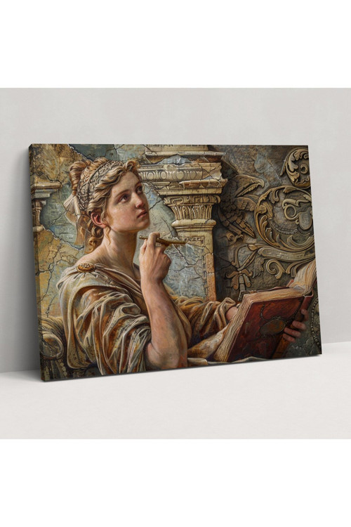 Michelangelo Duvar Tablosu, Delphic Sibyl Kanvas Tablo, Michelangelo, Duvar Tablosu, Kanvas Tablo