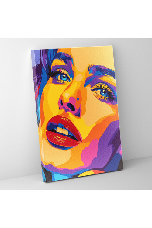 Popart Tarzı Duvar Dekorasyonu - Popart, Popart Tarzı, Kanvas Tablo, Duvar Dekorasyonu