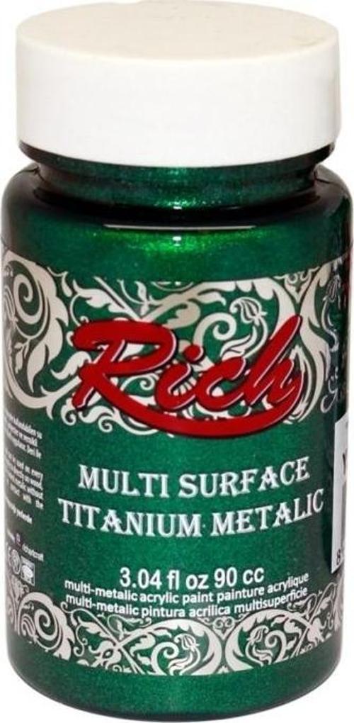 Multi Titanıum Metalik Akrilik Boya 90 Cc Yeşil 2552
