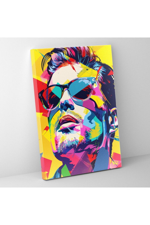 Popart Tarzı Kanvas Tablo - Popart, Kanvas Tablo, Popart Tarzı, Pop Art Portreler