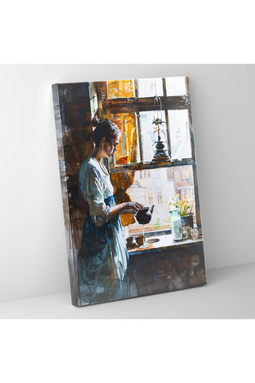 Johannes Vermeer Kanvas Tablo - Johannes Vermeer, Duvar Tablosu, Kanvas Tablo, Ev Dekorasyonu