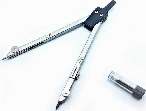 Pergel Seti Çift Kırmalı Özel Kutulu Metal Rp-03