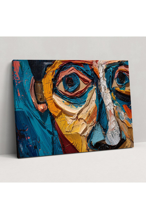 Modern Picasso Duvar Tablosu - Pablo Picasso, Ev Dekorasyonu, Kanvas Tablo, Dokulu Sanat