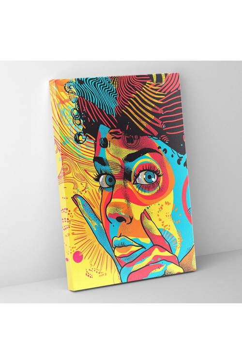 Popart Tarzı Kanvas Tablo - Popart, Popart Tarzı, Duvar Tablosu, Duvar Dekorasyonu