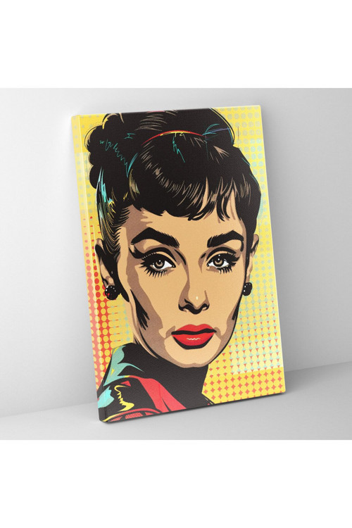 Popart Tarzı Duvar Tablosu - Popart, Duvar Dekorasyonu, Ünlü Portreleri, Kanvas Tablo