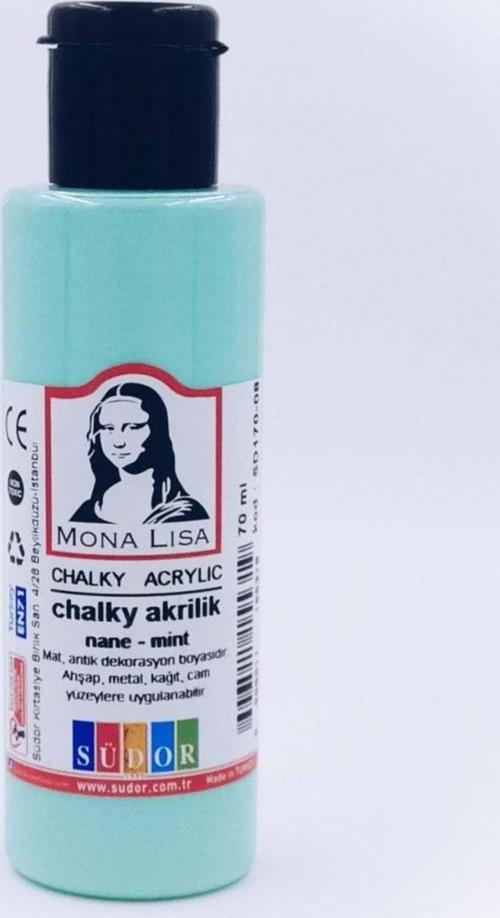Monalisa Akrilik Boya 70 Ml Nane Yeşili Sd170-08 (12 Li Paket)