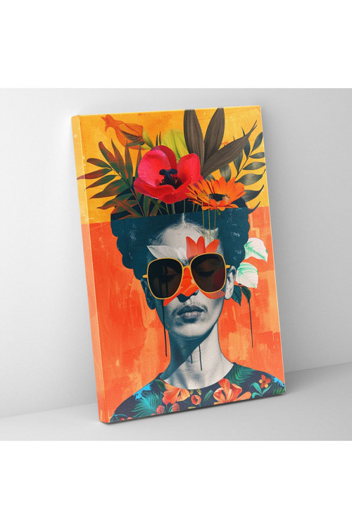 Frida Kahlo Tarzı Duvar Dekorasyonu, Frida Kahlo, Duvar Dekorasyonu, Kanvas Tablo