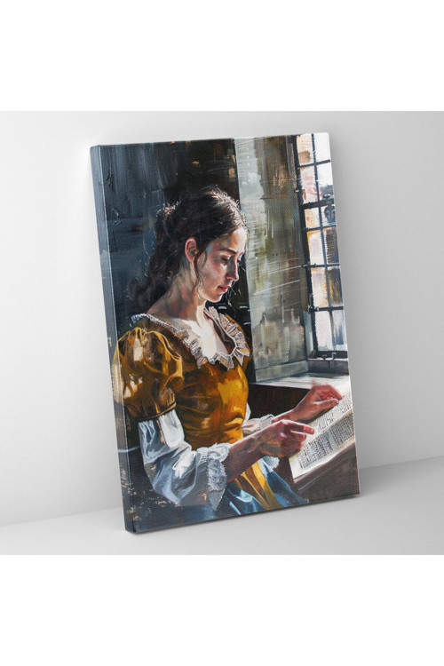 Johannes Vermeer Kanvas Tablo - Johannes Vermeer, Kanvas Tablo, Duvar Tablosu, Kanvas Tablo