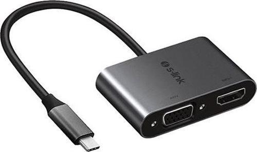 Swapp Sw-U516 4K - 30Hz Type-C To Hdmi + Vga Adaptör