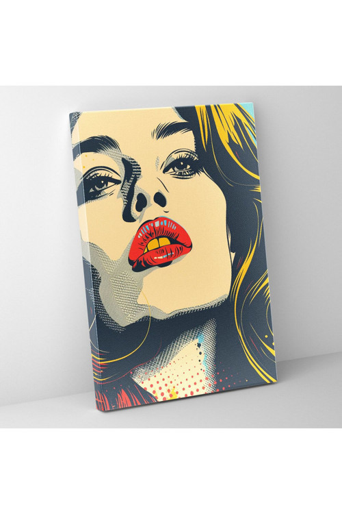 Popart Tarzı Duvar Tablosu - Popart, Duvar Tablosu, Kanvas Tablo, Ev Dekorasyonu