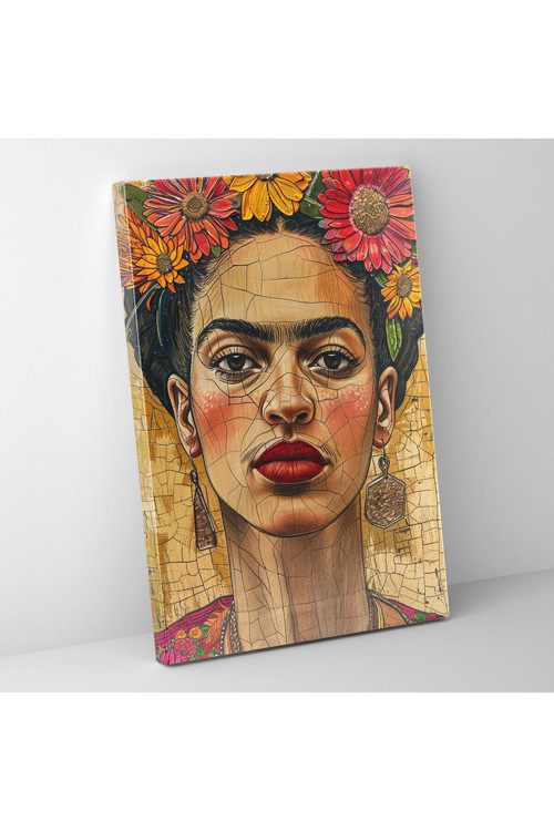Frida Ressam Tarzı Kanvas Tablo - Frida Ressam, Duvar Tablosu, Ev Dekorasyonu, Kanvas Tablo