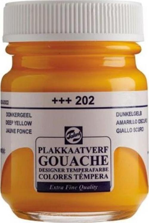 Guaj Boya 16 Ml Deep Yellow (Koyu Sarı) 202 (10 Lu Paket)