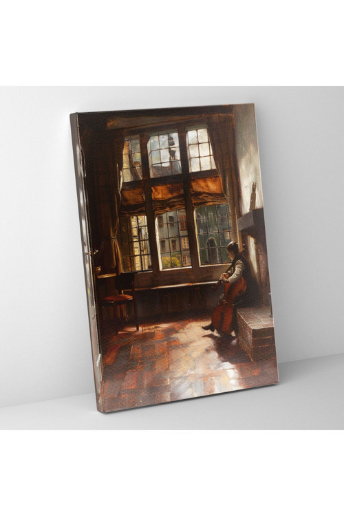Johannes Vermeer Duvar Dekorasyonu - Johannes Vermeer, Johannes Vermeer, Kanvas Tablo, Duvar Tablosu