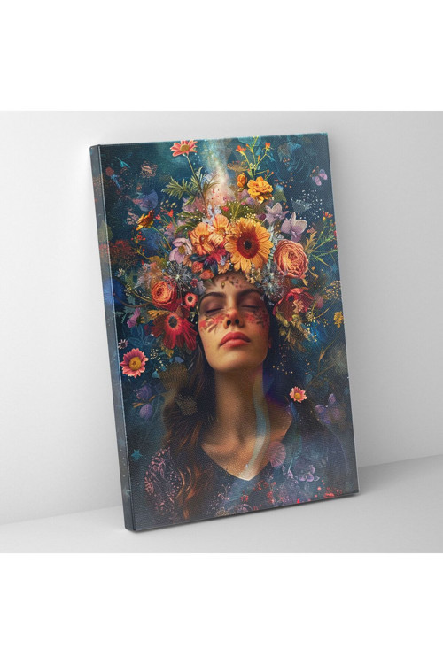 Frida Kahlo Tarzı Duvar Tablosu - Frida Kahlo, Kanvas Tablo, Frida Kahlo Tarzı, Duvar Tablosu