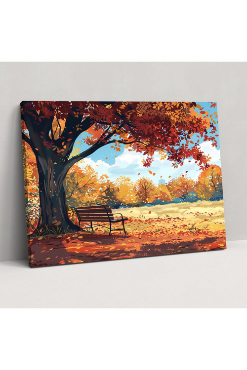 Park Sahnesi Leonid Afremov Duvar Dekorasyonu, Leonid Afremov, Kanvas Tablo