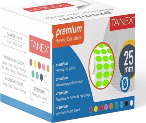 Nokta Etiketi 25 Mm Yeşil 2500 Lü Tekli Kutu