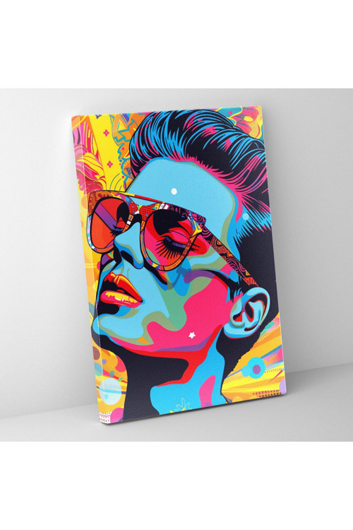 Popart Tarzı Pop Kültür Simgeleri Kanvas Tablo, Popart, Popart Tarzı, Ev Dekorasyonu