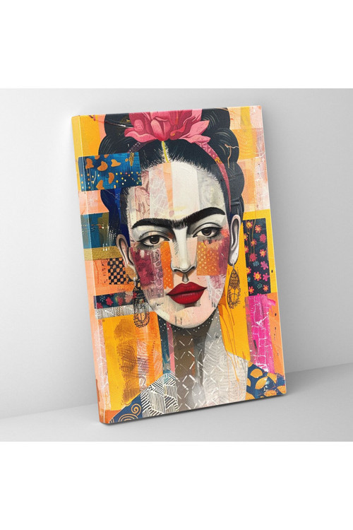 Kahlo Tarzı Duvar Tablosu - Kahlo, Kanvas Tablo, Kahlo Tarzı, Duvar Tablosu