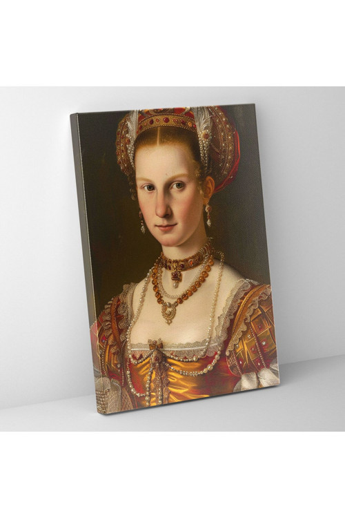 Raffaello Kanvas Tablo Kraliçe - Raffaello Sanzio, Raffaello Sanzio, Duvar Tablosu