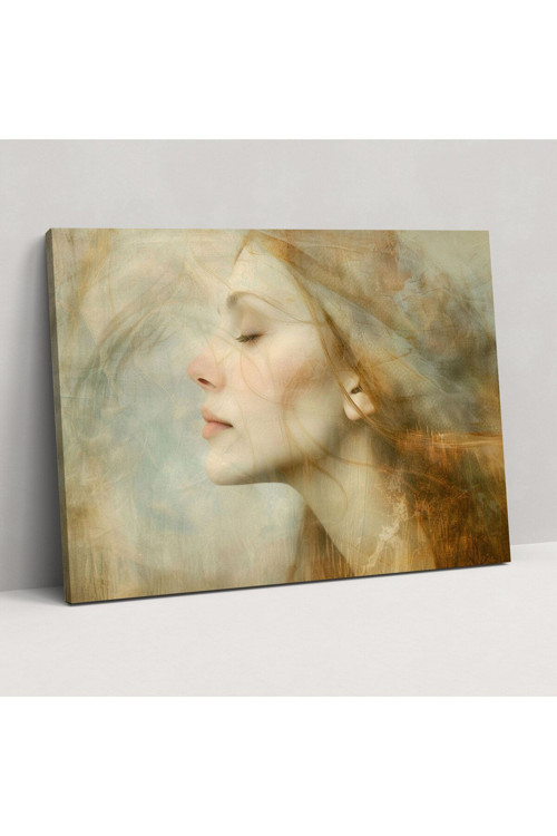 Ruhani Portre Kanvas Tablo, Leonardo Da Vinci, Duvar Süslemesi