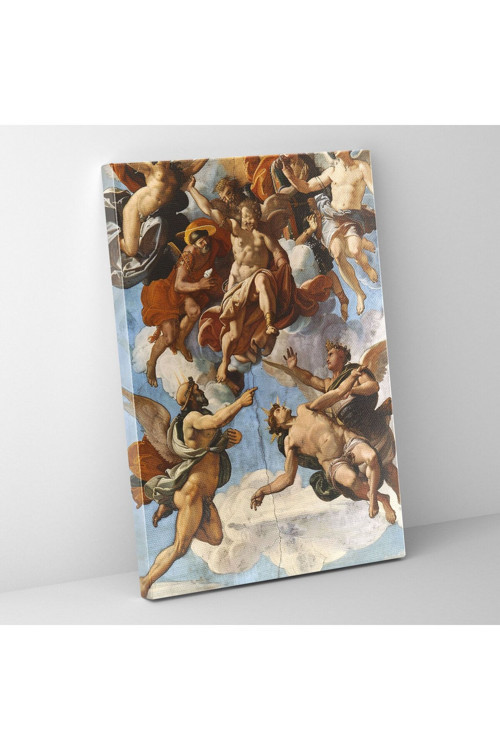 Raffaello Tarzında Mitolojik Sahne Duvar Tablosu, Raffaello Sanzio, Kanvas Tablo