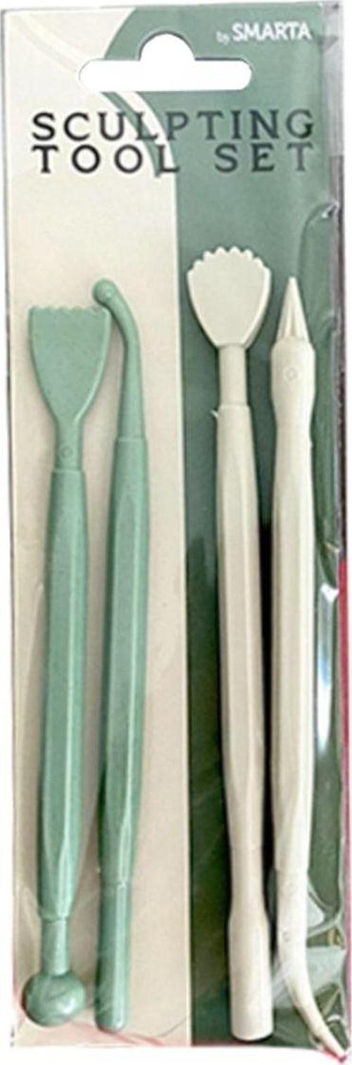 Model Hamuru El Aletleri - Şekillendirme Seti- Sculpting Tool Set 15 Cm 4 Lü AL0416002