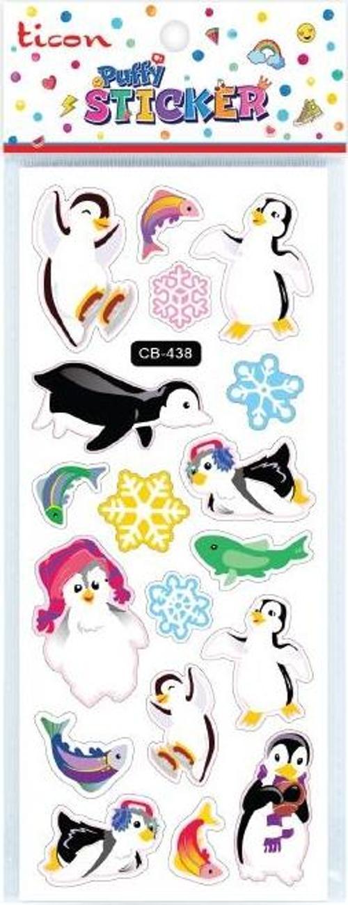 Puffy Sticker Hayvan Figürleri Tps-007/10 348907 (20 Li Paket)