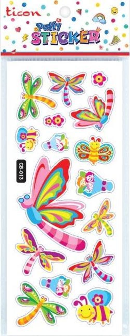 Puffy Sticker Hayvan Figürleri Tps-007/14 348911 (20 Li Paket)
