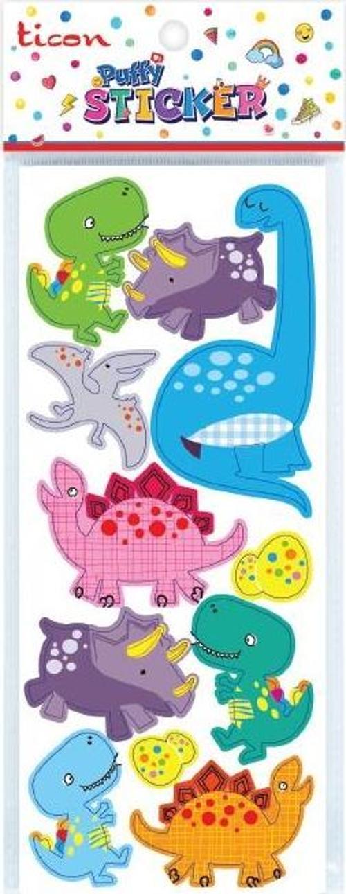 Puffy Sticker Hayvan Figürleri Tps-007/9 348906 (20 Li Paket)