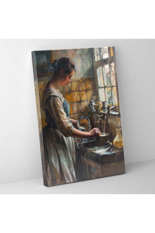 Johannes Vermeer Kanvas Tablo, Johannes Vermeer, Kanvas Tablo, Ev Dekorasyonu