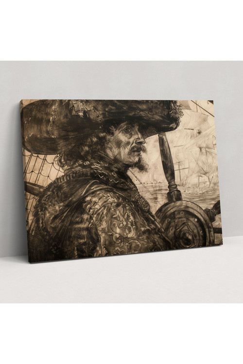 Rembrandt Tarihi Figür Duvar Süslemesi, Rembrandt, Kanvas Tablo
